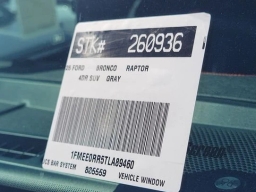 Ford Bronco Raptor 4 Door Advanced 4x4 2026