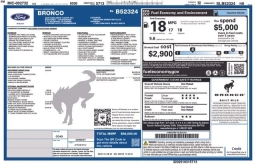 Ford Bronco Badlands 4 Door Advanced 4x4 2025