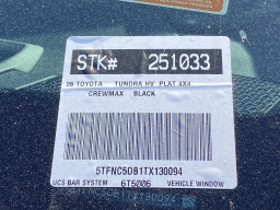 Toyota Tundra 4WD Platinum Hybrid CrewMax 5.5' Bed (Natl) 2026