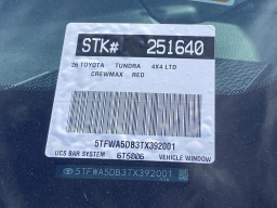 Toyota Tundra 4WD Limited CrewMax 5.5' Bed (Natl) 2026