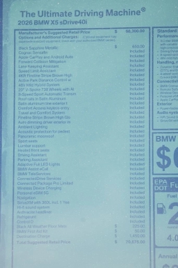 BMW X5 sDrive40i Sports Activity Vehicle 2026