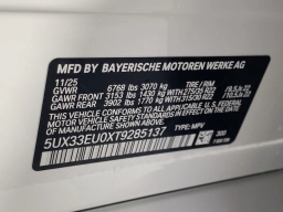 BMW X5 M60i Sports Activity Vehicle 2026