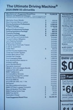 BMW X5 xDrive50e Plug-In Hybrid 2026