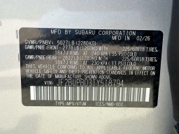 Subaru Outback Premium AWD 2026