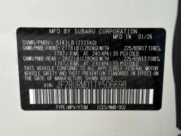 Subaru Outback Wilderness AWD 2026