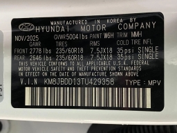 Hyundai Tucson Hybrid SEL AWD 2026