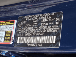 Kia K5 GT-Line Auto AWD 2026