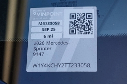 Mercedes-Benz Sprinter Crew Van High Roof 4-Cyl Diesel 2500 High Roof I4 Diesel 170" RWD 2026
