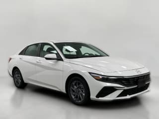 Hyundai Elantra Hybrid Blue Sedan