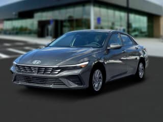 Hyundai Elantra Hybrid Blue Sedan