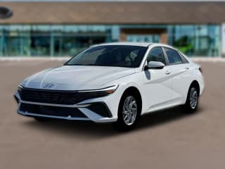 Hyundai Elantra Hybrid Blue Sedan